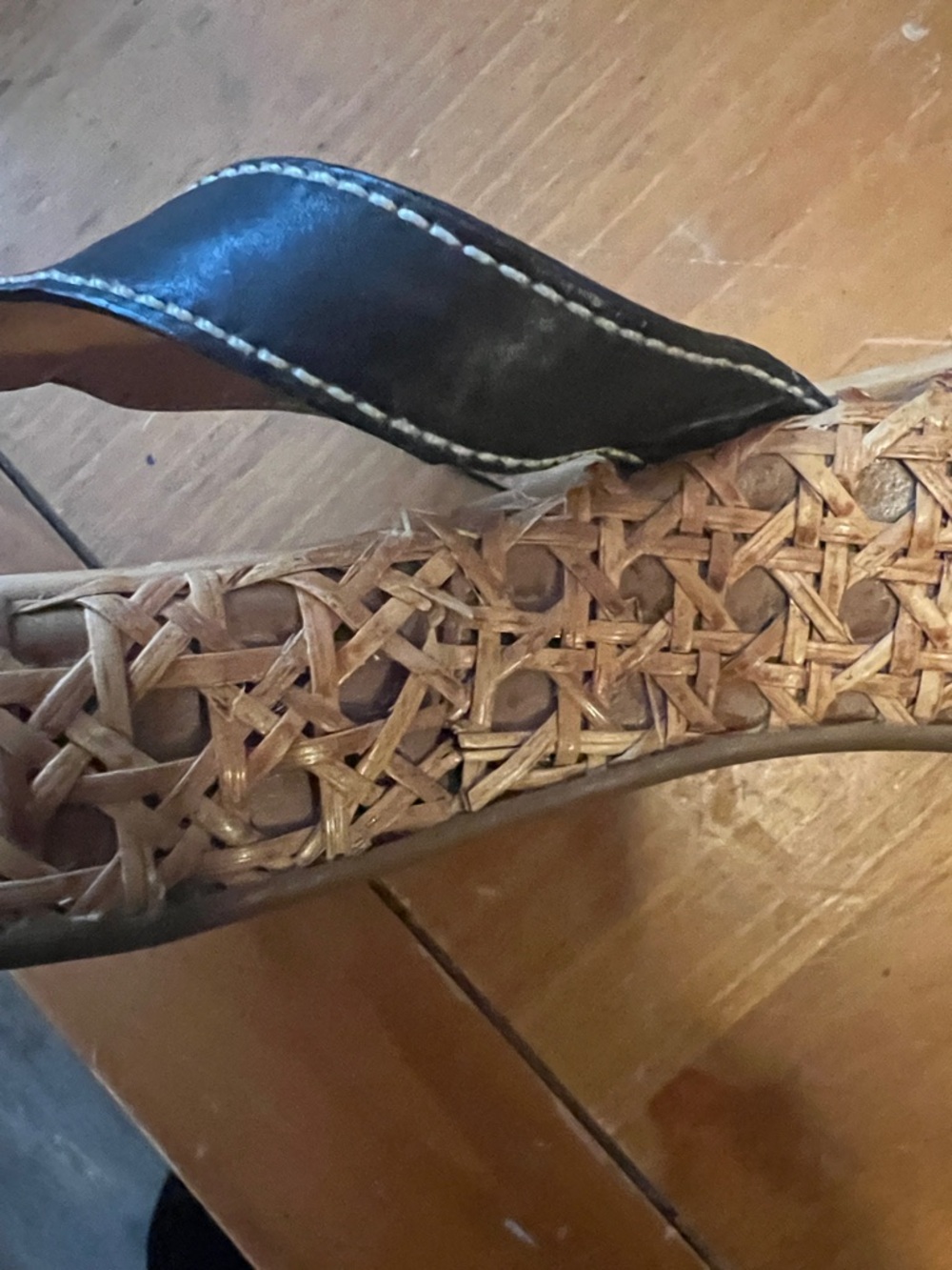 Prada Brown Woven Espadrille Sandals - Picture 4 of 10